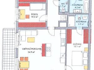 Prodej bytu 4+kk, Praha - Třebonice, Thomasova, 104 m2