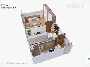 Prodej bytu 1+1, Šumperk, Banskobystrická, 38 m2