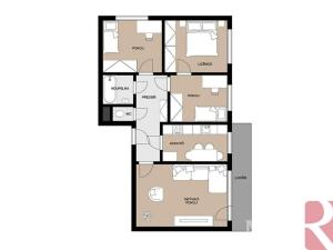 Prodej bytu 4+1, Praha - Smíchov, Pod Hybšmankou, 74 m2