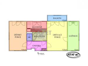 Prodej bytu 3+1, Karviná - Ráj, Olbrachtova, 67 m2