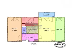 Prodej bytu 3+1, Karviná - Ráj, Olbrachtova, 67 m2
