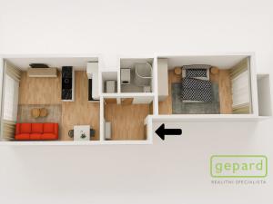 Prodej bytu 2+kk, Brno - Židenice, Letní, 45 m2