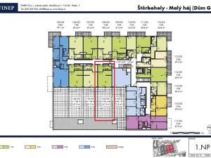 Prodej bytu 1+kk, Praha - Dolní Měcholupy, Honzíkova, 41 m2