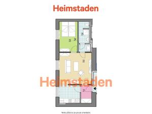 Pronájem bytu 2+kk, Havířov - Město, Hlavní třída, 42 m2