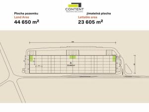 Pronájem výrobních prostor, Ledce, 23605 m2