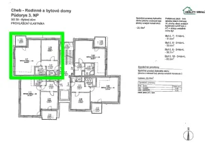 Prodej bytu 2+kk, Cheb, Na Nivách, 58 m2