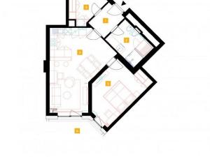 Pronájem bytu 2+kk, Praha - Stodůlky, Mukařovského, 65 m2