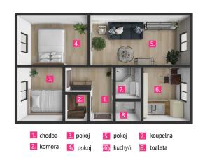 Pronájem bytu 3+1, Vratěnín, 81 m2