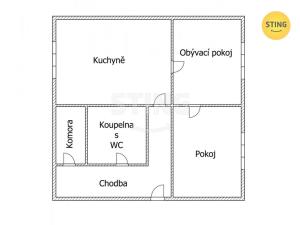 Pronájem bytu 2+1, Mohelnice, Komenského, 62 m2