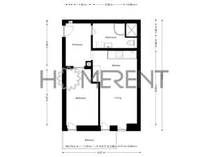 Prodej bytu 2+kk, Praha - Holešovice, Jankovcova, 43 m2