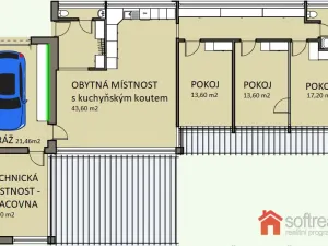 Prodej rodinného domu, Nymburk - Drahelice, Na Hroudách 2, 185 m2