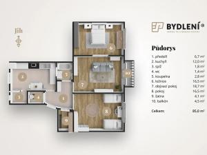 Pronájem bytu 3+1, Teplice, Novákova, 85 m2