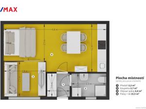 Prodej bytu 1+kk, Praha - Vinohrady, Rubešova, 36 m2