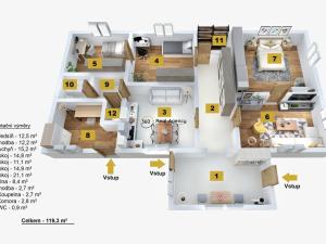 Prodej rodinného domu, Plzeň - Červený Hrádek, Křivá, 120 m2