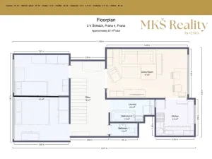 Prodej bytu 4+kk, Praha, V Štíhlách, 80 m2