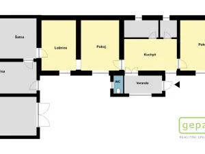 Pronájem rodinného domu, Kostelec nad Labem, K Pomníku, 100 m2