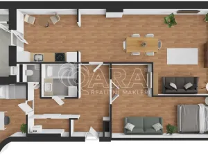 Pronájem bytu 3+kk, Praha - Smíchov, Pavla Švandy ze Semčic, 89 m2