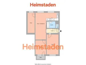 Pronájem bytu 4+kk, Havířov - Město, Uzavřená, 71 m2