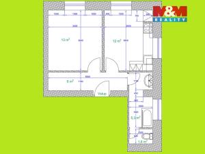 Prodej bytu 1+1, Soutice, 40 m2
