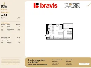 Prodej bytu 2+kk, Brno, 45 m2