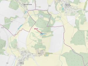 Dražba lesa, Újezd u Plánice, 2439 m2