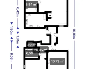 Prodej bytu 4+1, Ostrava - Mariánské Hory, Korunní, 115 m2