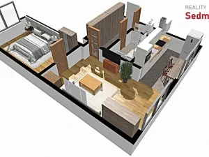 Prodej bytu 2+kk, Vlachovice, 56 m2