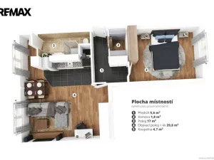 Prodej bytu 2+1, Chlumec, Krušnohorská, 64 m2