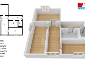 Pronájem bytu 3+kk, Moravská Třebová - Boršov, 66 m2