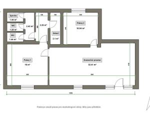 Pronájem obchodního prostoru, Zlín, Kvítková, 74 m2
