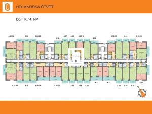 Pronájem bytu 1+kk, Olomouc, Aloise Rašína, 31 m2