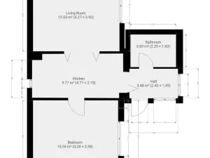 Pronájem bytu 2+kk, Praha - Sedlec, V rokli, 46 m2