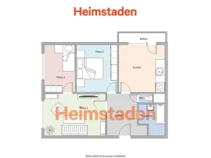 Pronájem bytu 3+1, Frýdek-Místek - Frýdek, Klicperova, 62 m2