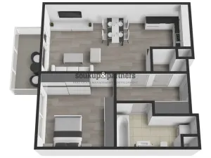 Pronájem bytu 2+kk, Praha - Prosek, Čakovická, 54 m2