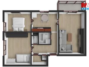 Pronájem bytu 3+1, Kadov - Lnářský Málkov, 68 m2