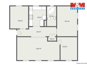 Prodej bytu 4+1, Karlovy Vary, Sládkova, 94 m2