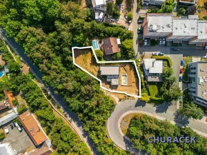 Prodej pozemku pro bydlení, Praha - Velká Chuchle, Na hvězdárně, 1262 m2