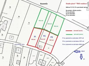 Prodej pozemku, Kozomín, 1879 m2