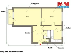 Prodej bytu 2+1, Habartov, Karla Čapka, 52 m2