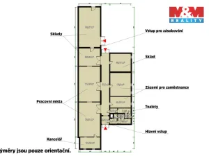 Pronájem výrobních prostor, Rokycany - Nové Město, Dukelská, 676 m2