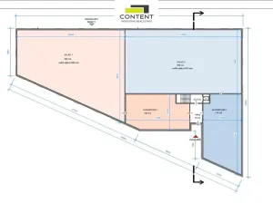 Pronájem skladu, Zlatníky-Hodkovice - Hodkovice, Technologická, 1154 m2