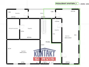 Pronájem bytu 1+kk, Prachatice - Oseky, 50 m2