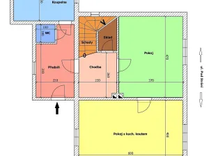 Prodej rodinného domu, Nelahozeves, Pod strání, 125 m2