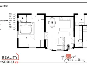 Prodej bytu 3+kk, Liberec - Liberec V-Kristiánov, Husova, 90 m2