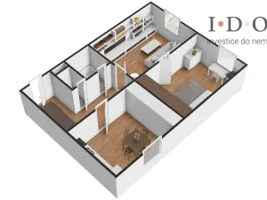 Prodej bytu 2+1, Ostrava, Gustava Klimenta, 55 m2