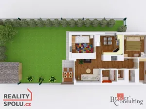 Prodej bytu 3+1, Brno - Slatina, Ponětovická, 188 m2