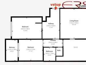 Prodej bytu 3+1, Praha - Hlubočepy, Lamačova, 62 m2