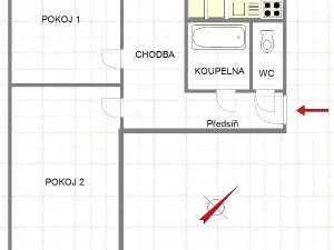 Pronájem bytu 2+1, Ostrava - Poruba, Ludvíka Podéště, 56 m2