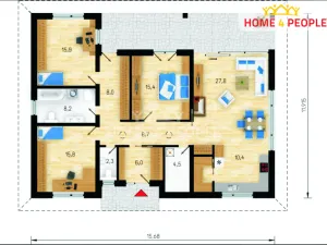 Prodej pozemku pro bydlení, Bystřice, Na Čeperce, 800 m2