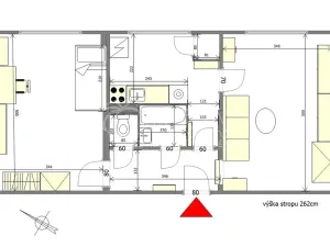 Prodej bytu 2+1, Praha - Libeň, náměstí Na Balabence, 54 m2